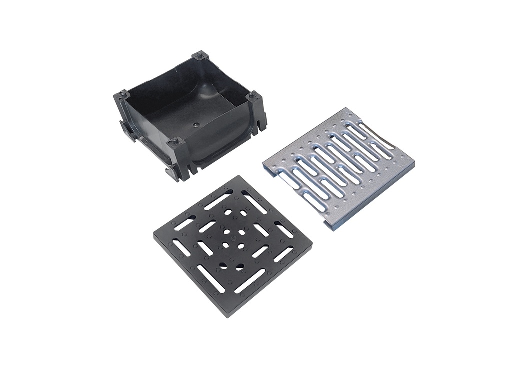 Esquinero Rejilla Guardaganado Acero + Pp 12,5x12,5 Cm Atrim