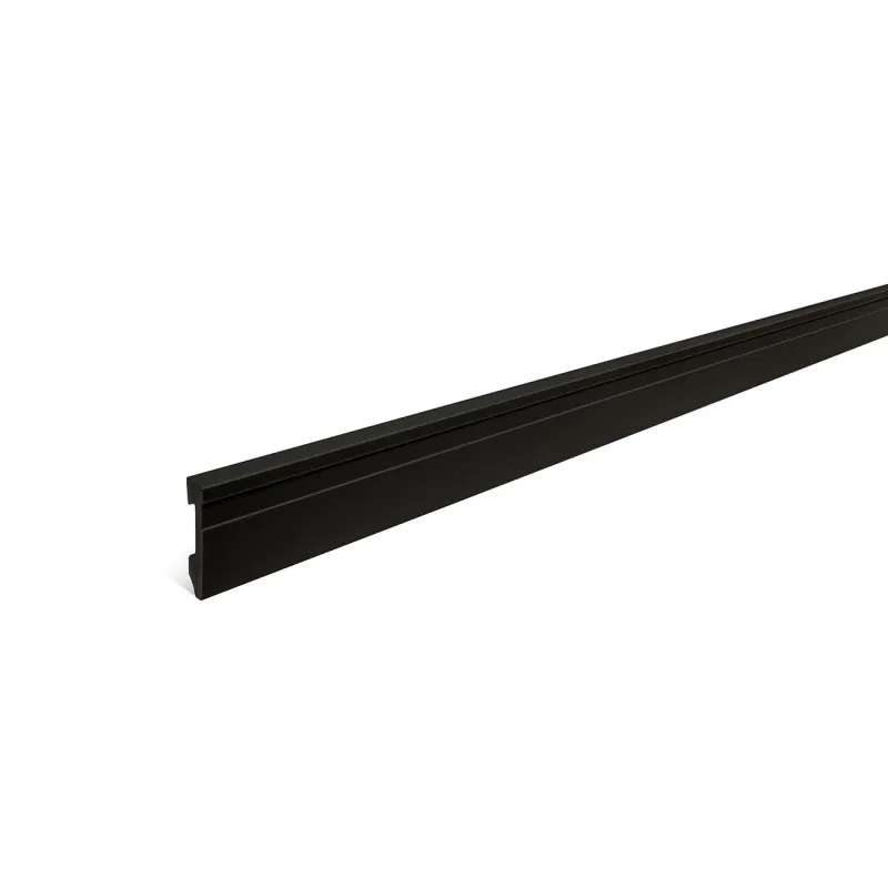 EPSILON ZÓCALO LINE 70mm x 15mm x 2,44m NEGRO MATE