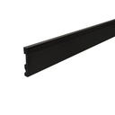 EPSILON ZÓCALO EXTRA LINE 100mm x 15mm x 2,44m NEGRO MATE