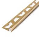Varilla Guardacanto Cuadrado Acero Oro Esmerilado 10x5mm Atrim