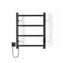 Toallero Electrico Cubic Petit Negro Mate 40  x 50 mm x 12 