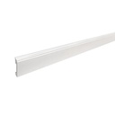 EPSILON Zocalo CURVES 80mm x 15mm x 2,44m BLANCO MATE